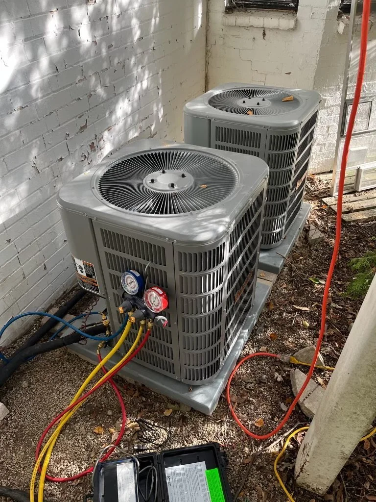 Northstar HVAC & Refrigeration Inc. technician inspecting residential equipment in Glenview